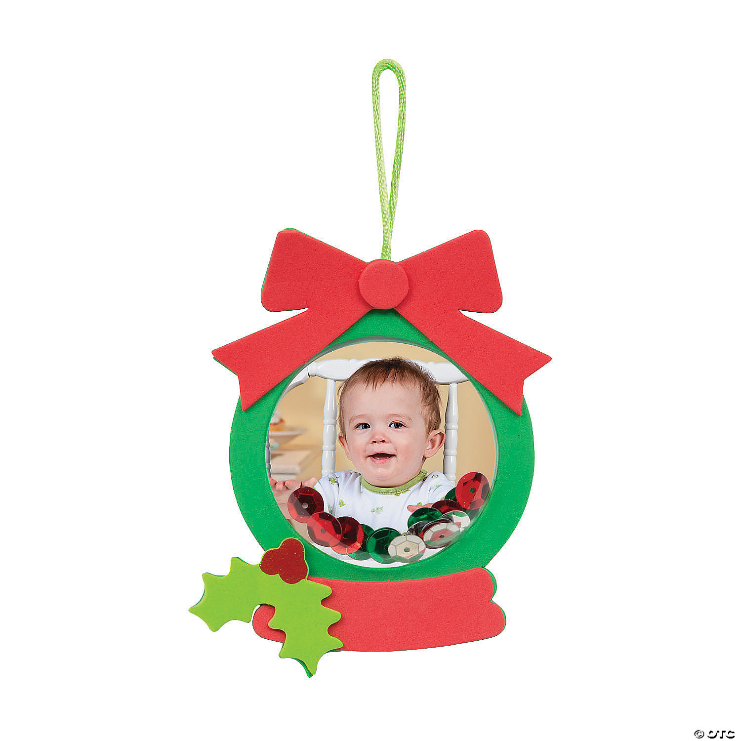 Snow Globe Photo Ornament Craft Kit-12 Pack
