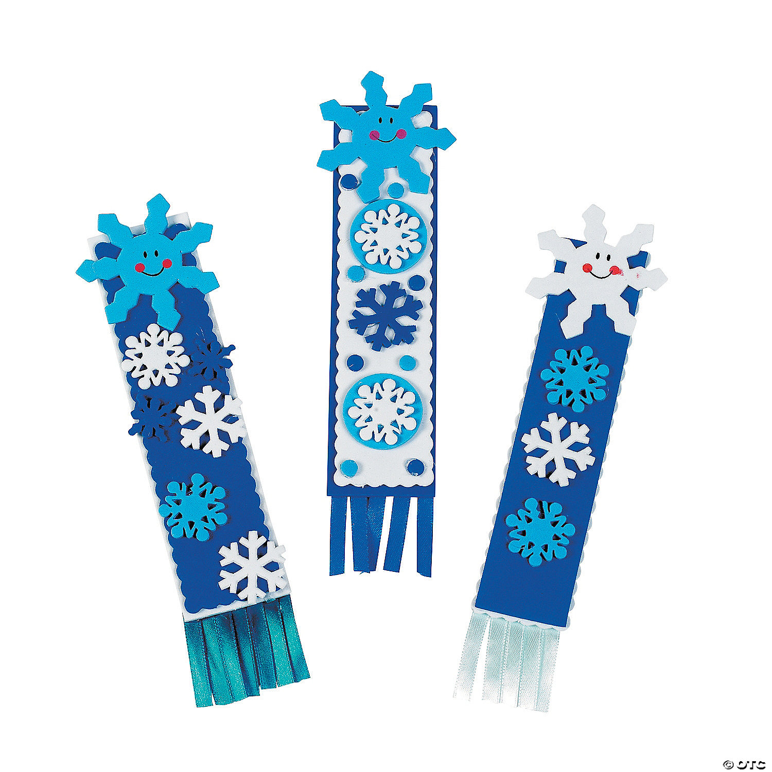Snowflake Bookmark Craft Kit -12Pk