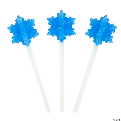 Snowflake Glow Wands - 12pk