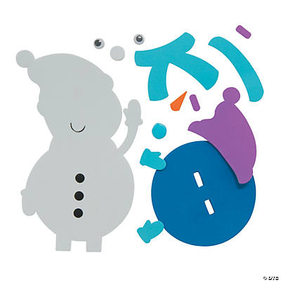 Snowman Stand-Up Craft Kit-12 Pack