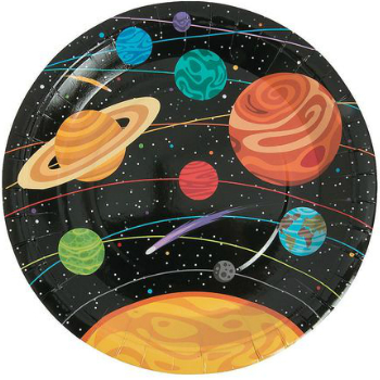 Space Party Dinner Plates - 8 Pk