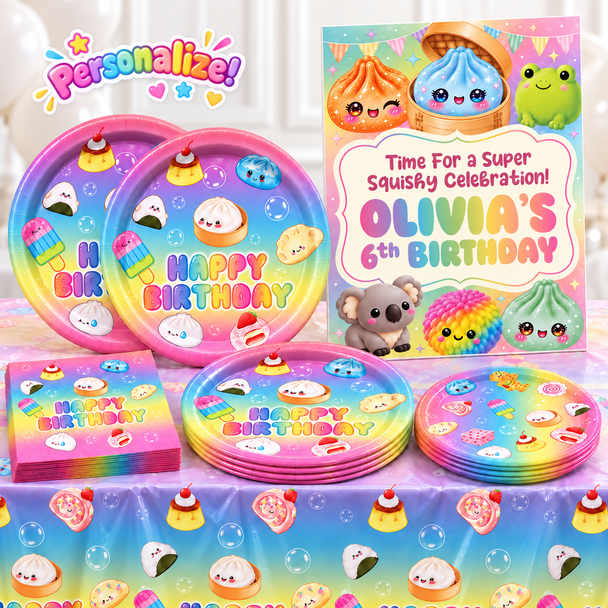 *Dumpling Squishy Party Pack for 10