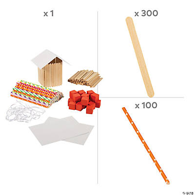 STEAM 539pc Challenge Kit: Three Little Pigs