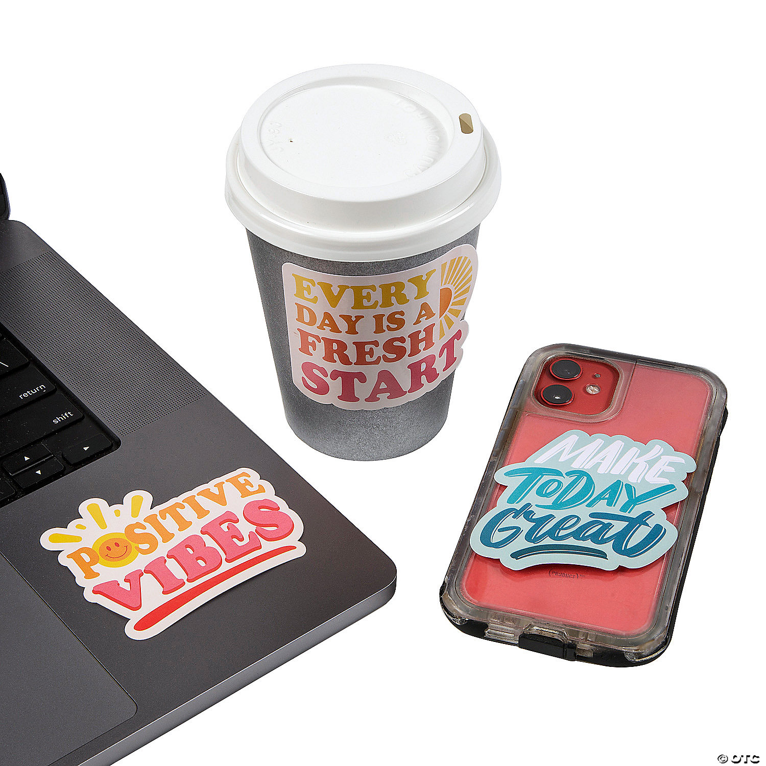 Positive Vibes Stickers Assortment-48Pk