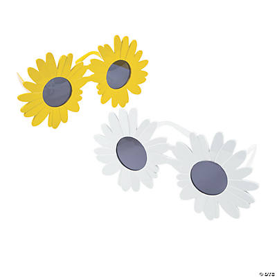 Sunflower & Daisy Sunglasses - 6Pk