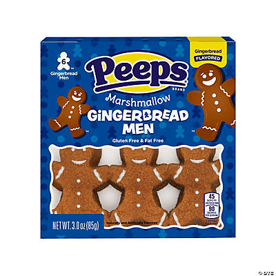 Peeps Marshmallow Gingerbread Men - 6 Pack
