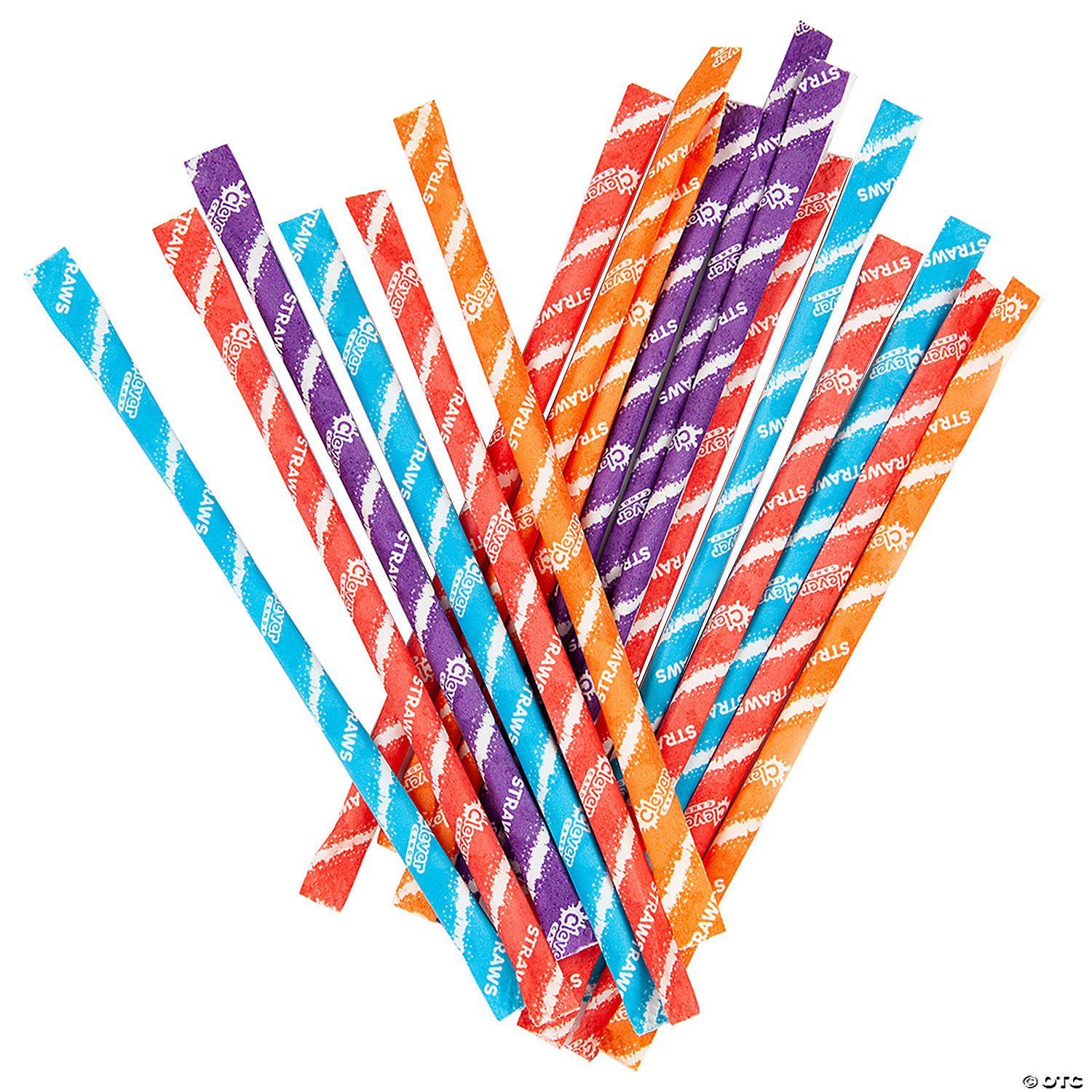 Bulk Clever Candy Powdered Candy Straws 9.9lbs