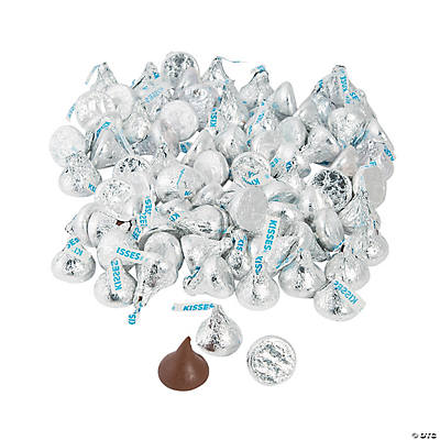 Silver Hershey's Kisses 375pcs