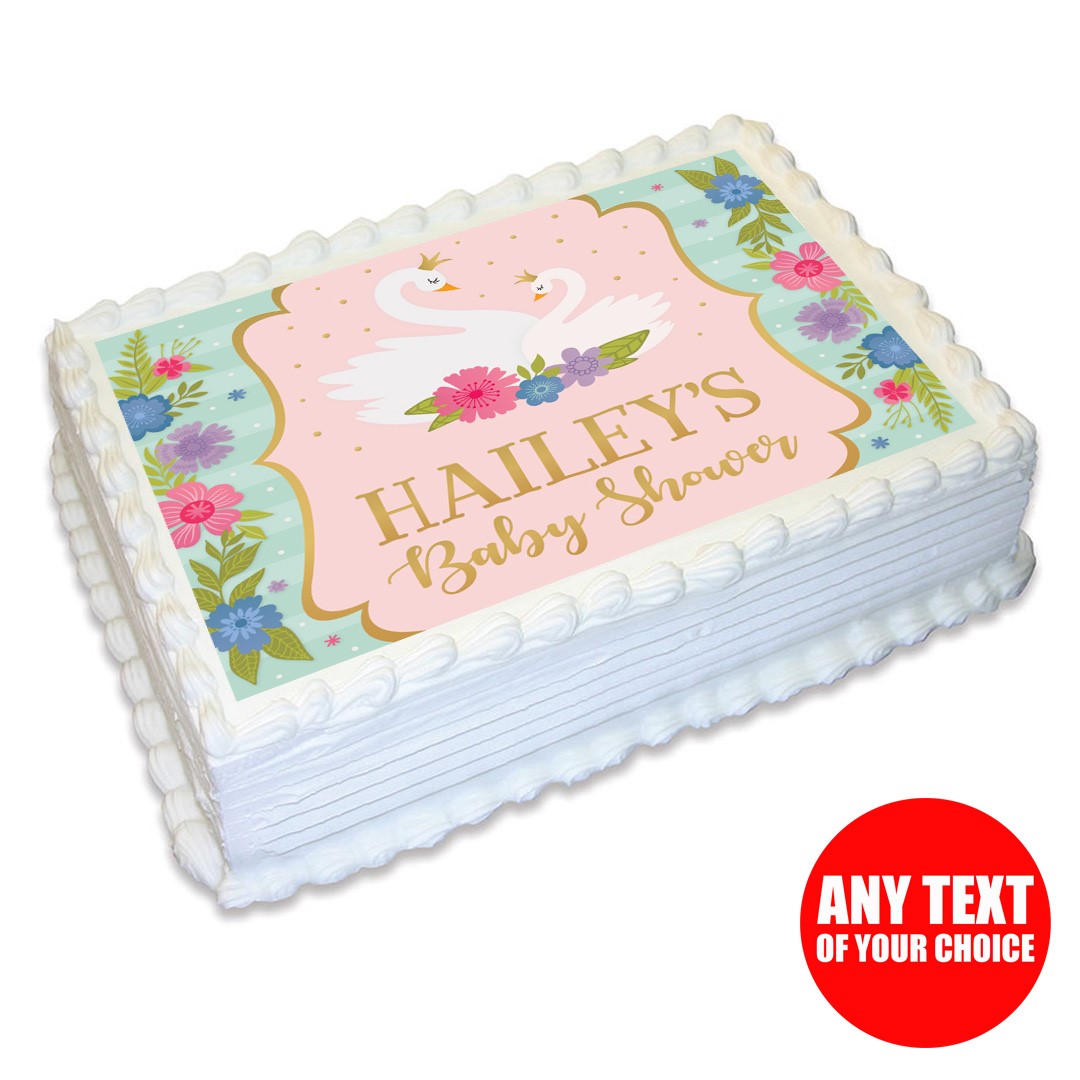 White Swan Cake - 2 | Customzied Kids' Birthday Cake | Pandoracake.ae Dubai