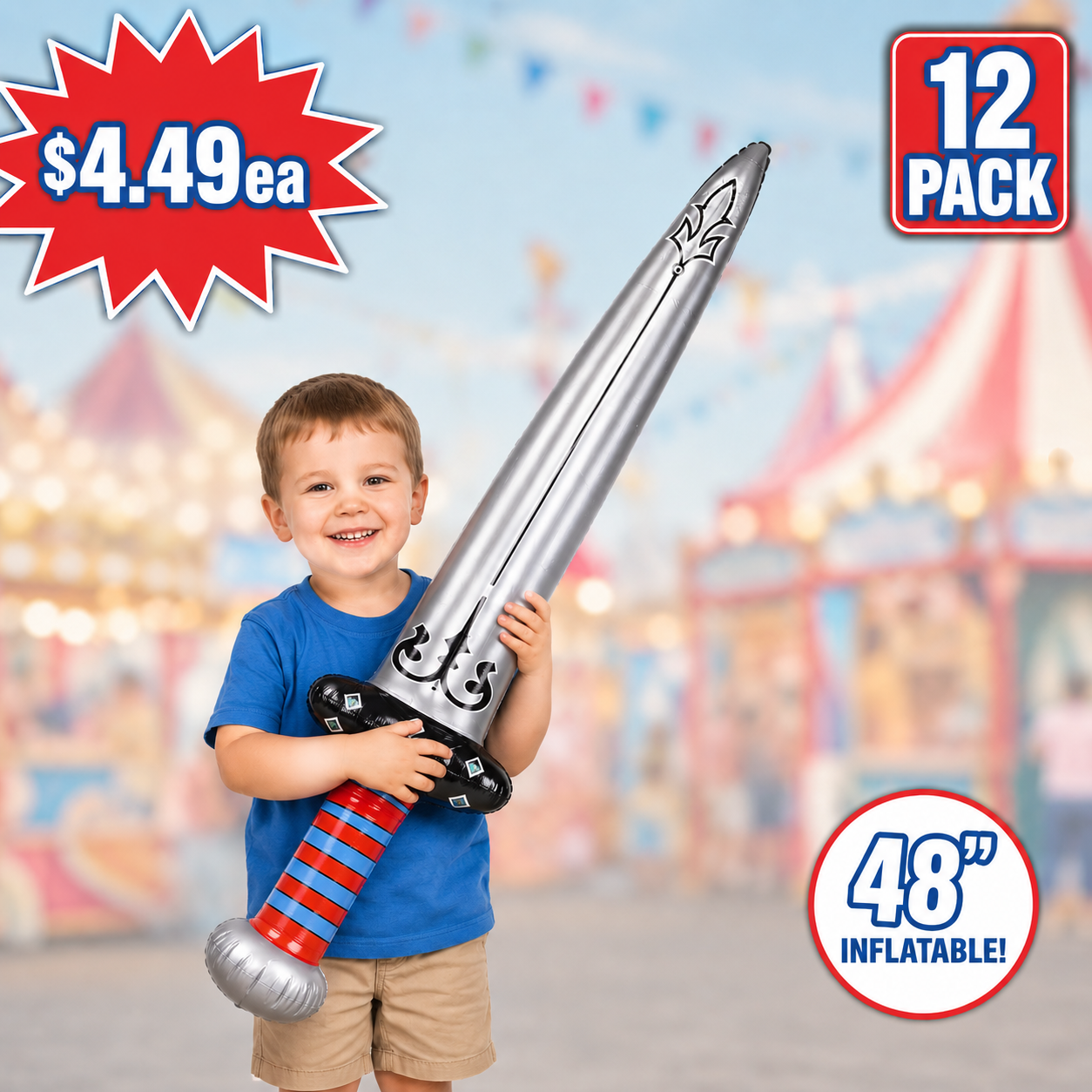 Inflatable ice cream cones carnival