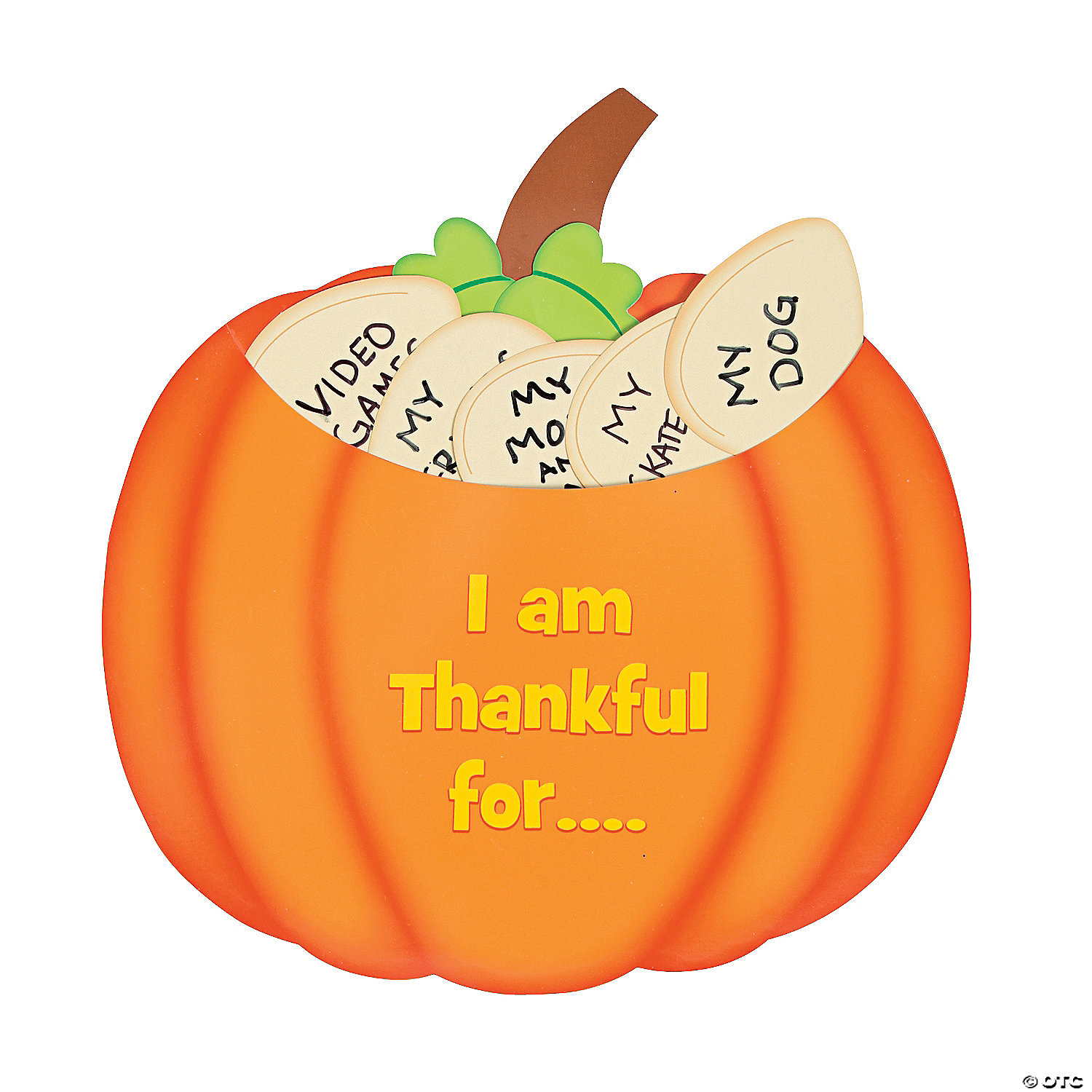 Thankful Pumpkin Craft Kits - For 12 Kids