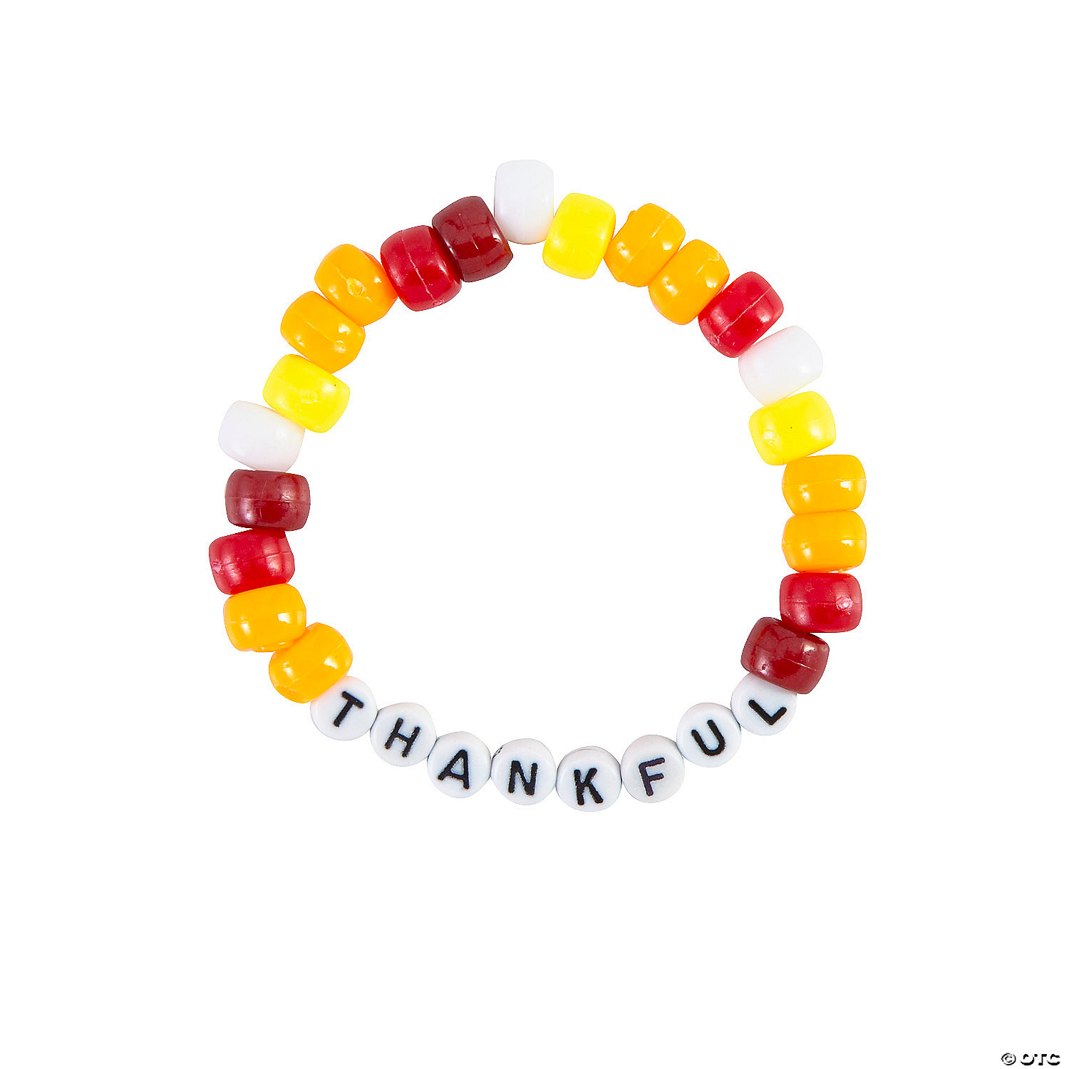 Thanksgiving Thankful Bracelet Craft Kit-12Pk