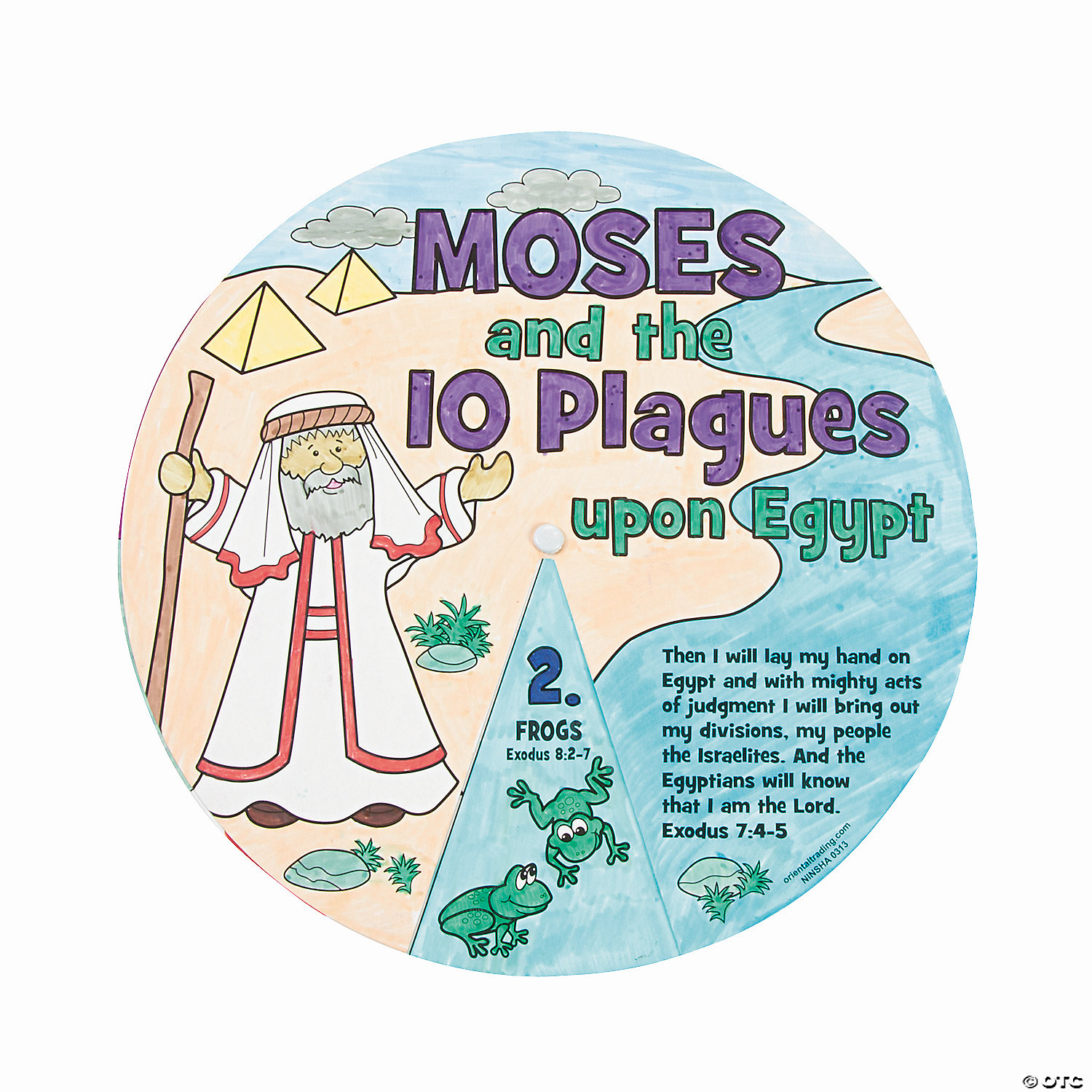 CYO Moses & the 10 Plagues Wheels - 12Pk