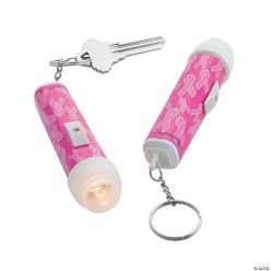Breast Cancer Awareness Flashlight-12Pk