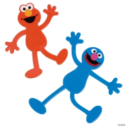 Sesame Street Elmo & Grover Bendables-12Pk