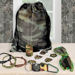 Camouflage Tote Bag with & Toys