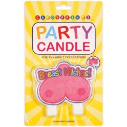 Breast Wishes Birthday Candle