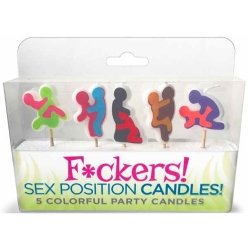 X-Rated Sex Position Candles - 5 Pack