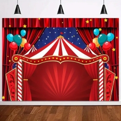 50% OFF: Carnival Tent FABRIC 5 Foot Backdrop