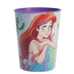 Little Mermaid Hard Plastic 16 oz Keepsake Cup