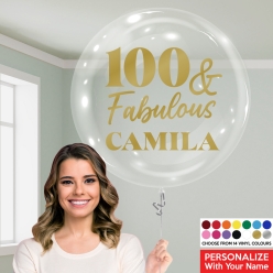 60% OFF: 100 & Fabulous Custom Name & Colour 24