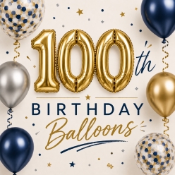 100th Birthday Balloons