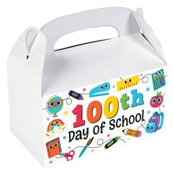 100th Day of School Large Favour Box