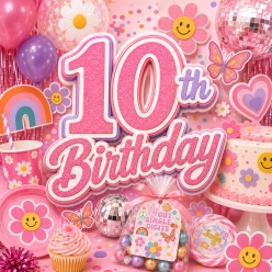 Double Digits Girl 10th Birthday