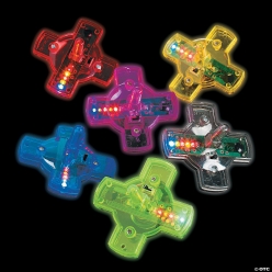 Light Up Spin Tops 12 Pk