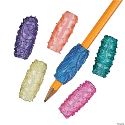 Pearlized Sticky Pencil Grips - 48 Pack