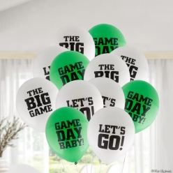 The Big Game Inflatable Latex Balloons-25Pk