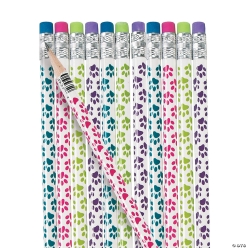 40% OFF: Paw Print Pencils - 24 Pack