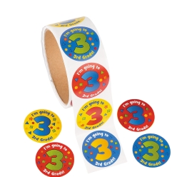 I'm Going to 3rd Grade Stickers 100pk