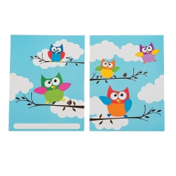 Owl Pocket Folders - 12 per pk