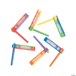 Bright Coloured Noisemakers - 72Pk