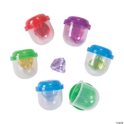 Vending Machine Capsules with Jewel Diamonds-250Pk
