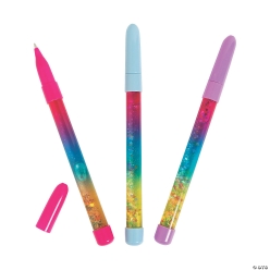 Glitter Confetti Pens - 12Pk