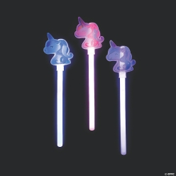 Unicorn Glow Wands - 12Pk