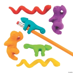 Rainforest Animal Eraser Pencil Wraps - 24Pk
