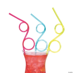 Loopy Silly Straws - 12Pk