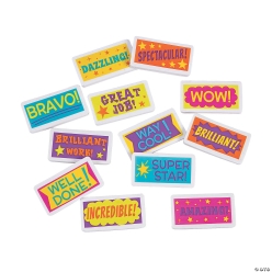 Motivational Erasers - 24pk