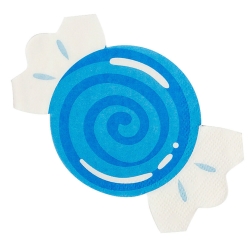 Candy World Shaped Beverage Napkins - 16Pk