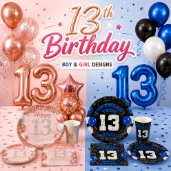 Thirteenth 13th Birthday Party Supplies