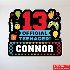 Official Teenager Personalized Name13th Birthday 12