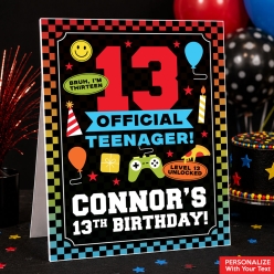 Official Teenager 13th Birthday Personalized 14
