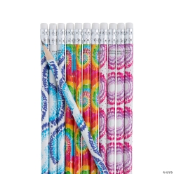 Tie-Dyed Pencils - 24 Pk