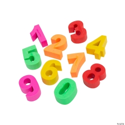 Number Erasers - 12 Sets