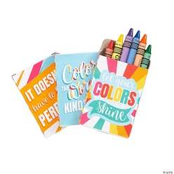 Happy Day Encouraging Crayon- 24pks