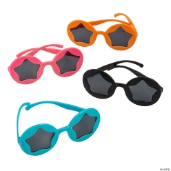 Kids Star-Shaped Sunglasses - 12 Pk