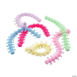 Stretching Caterpillar Fidget Toy - 12Pk